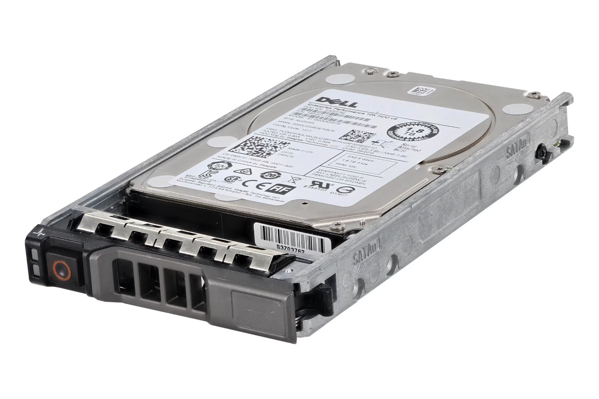 Dell PowerEdge 1.8TB 10K SAS 6G 2.5" SFF HDD 43N12 043N12 in 12th/13th Gen Caddy