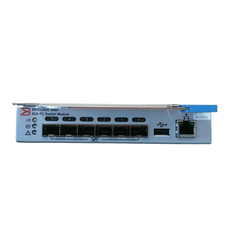 Brocade 5460 8Gb SFP FC Fibre Channel Switch Module HT-5460-000 GV-BE2FSW1X1-R