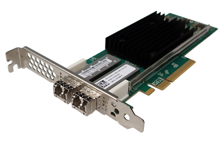 Dell QLogic QLE2772N Dual Port 32Gb FC SFP+ Host Bus Adapter HBA YM4FH + 2x SFPs