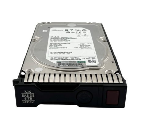 HPE 6TB 7.2K SAS 12G 3.5" Business Critical HDD Hard Drive 861754-B21 862140-001