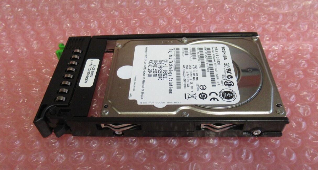 Fujitsu CA07173-B40700FS A3C40120418 Enterprise 600GB 10000RPM SAS 16MB 2.5" HDD