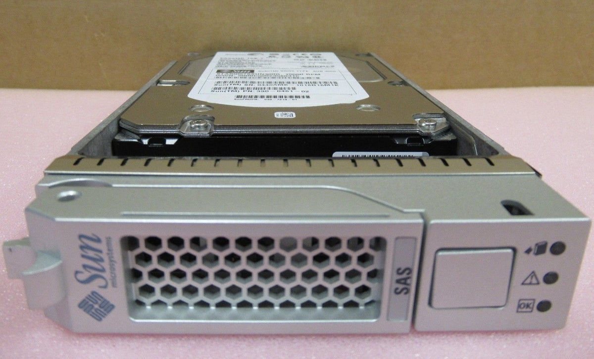 Sun MicroSystems 300GB 3.5" SAS 6Gb/s 15K 16MB HDD Server Hard Drive 390-0461-02