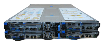 QCT QuantaPlex T41S-2U 19x 2TB HDD 3x 800GB SSD 4x Node 8x E5-2620V3 1024GB Ram