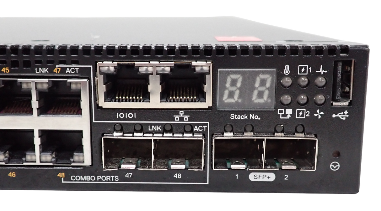 Dell PowerSwitch N3048EP-ON 48x 1GE RJ45 PoE+ 2x 10Gb SFP+ 2x Combo Port Switch