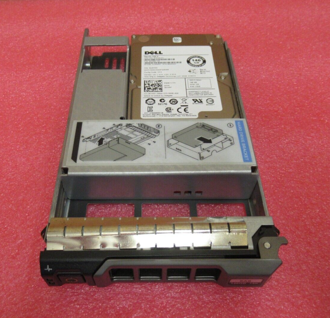 Dell 146GB 15K SAS 6G 64MB Cache 2.5" Hot-Swap HDD 61XPF + 12th/13th Gen Caddy