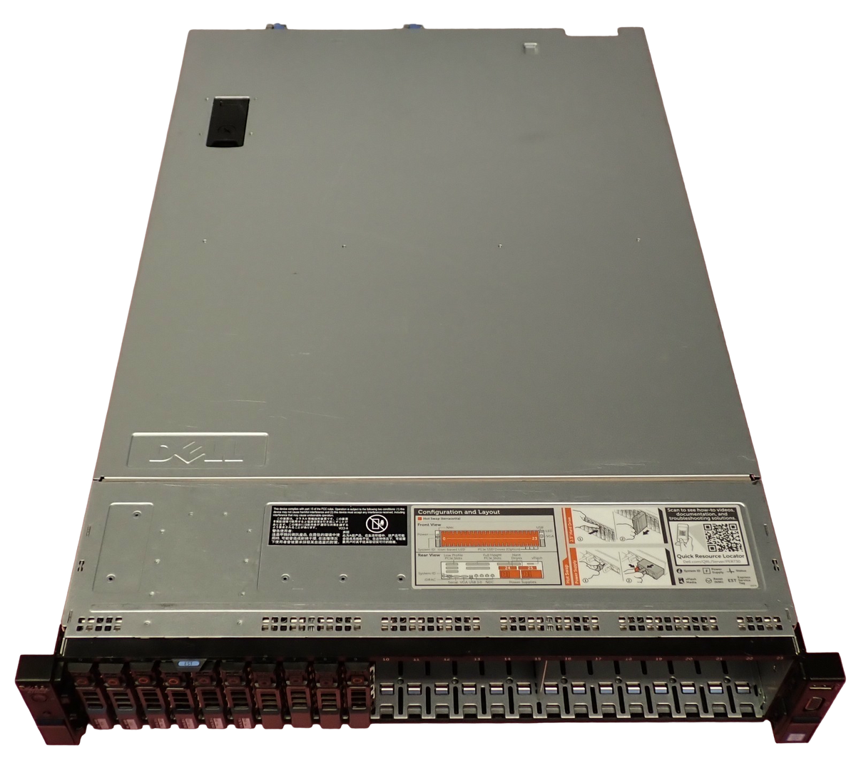Dell PowerEdge R730xd 2x E5-2600v4 24x DDR4 DIMM 24-Bay 2.5" H730P 2U CTO Server