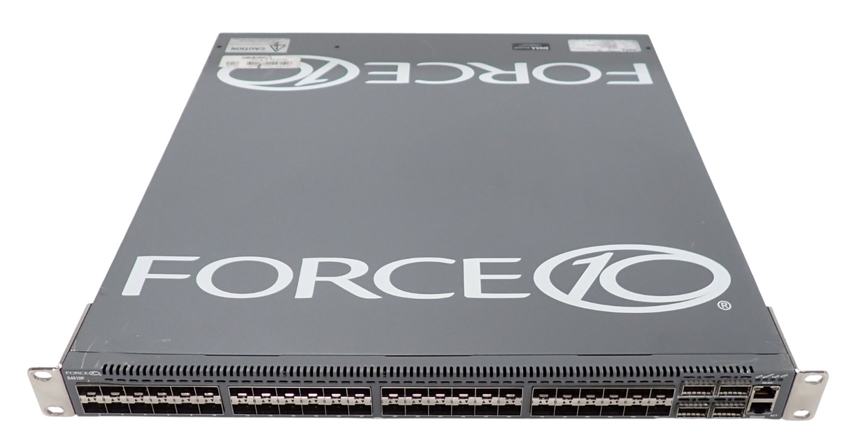Force10 S4810P S4810-01-64F 48x 10GE SFP+ + 4x 40GE QSFP+ Switch F2B OS9 1x PSU