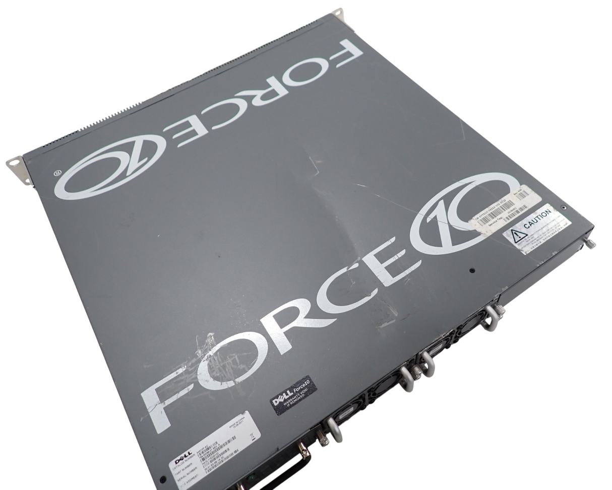 Force10 S4810P S4810-01-64F 48x 10GE SFP+ + 4x 40GE QSFP+ Switch F2B OS9 +1x PSU
