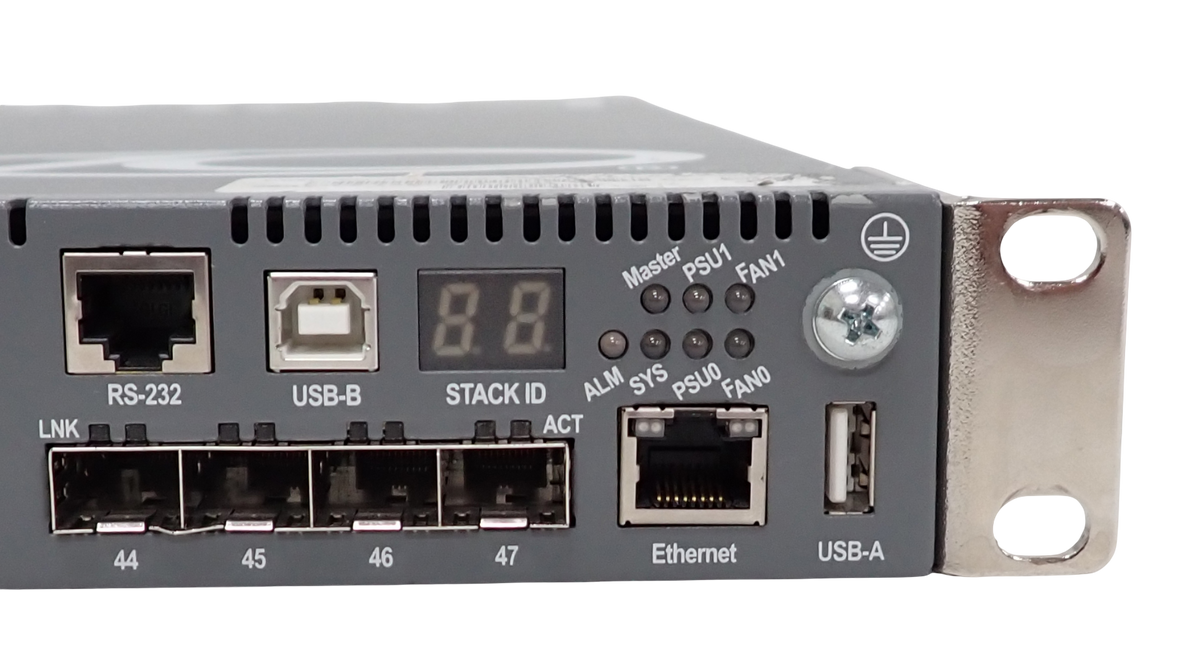 Force10 S55-01-GE-44T S55T 44x 1G RJ45 4x 1G SFP F2B Switch OS8 + S55-10GE-2SFP+