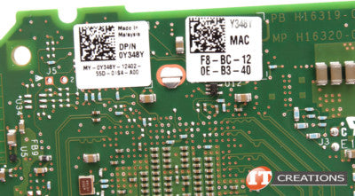 Dell Intel Ethernet X710 10GBE PCI-E 3.0 x8 4-Port Network Daughter Card  Y348Y