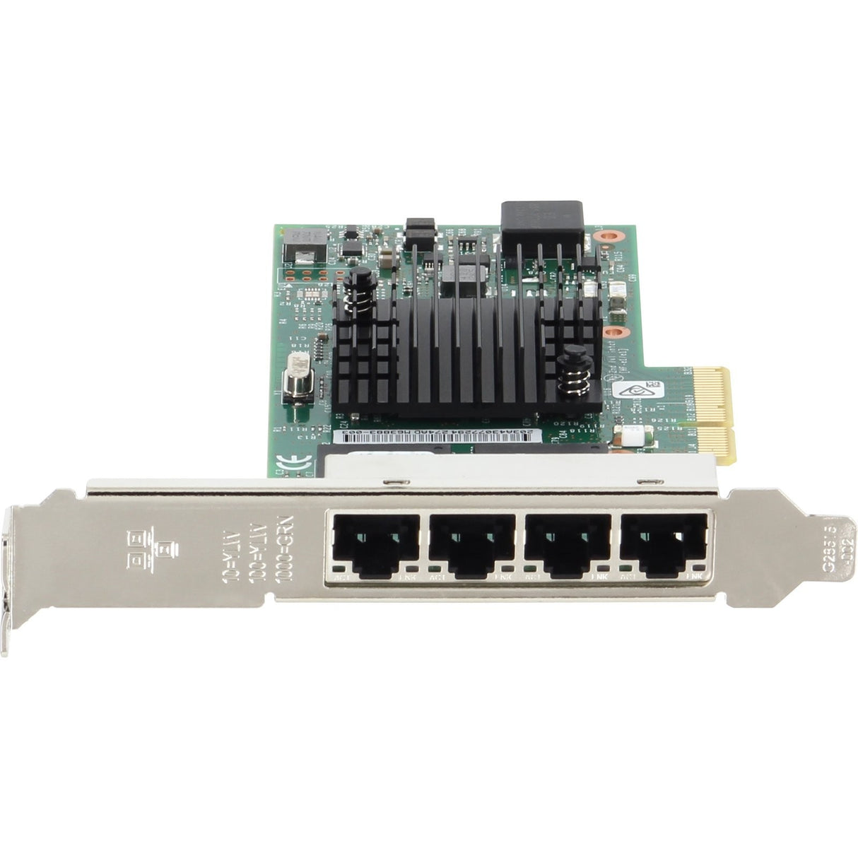 New Dell Intel I350-T4 Quad-Port 1Gbps PCIe 2.0 FH Network Interface Card Y10X9