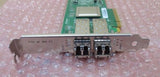 Qlogic Dell QLE2562 PCI-E 8GB Dual Fibre HBA Host Bus Adapter MFP5T + 2x 8Gb SFP