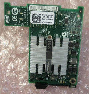 DELL INTEL 82599ES 10GB Dual Port Mezzanine T531R 0T531R E62954-004 M-SERIES