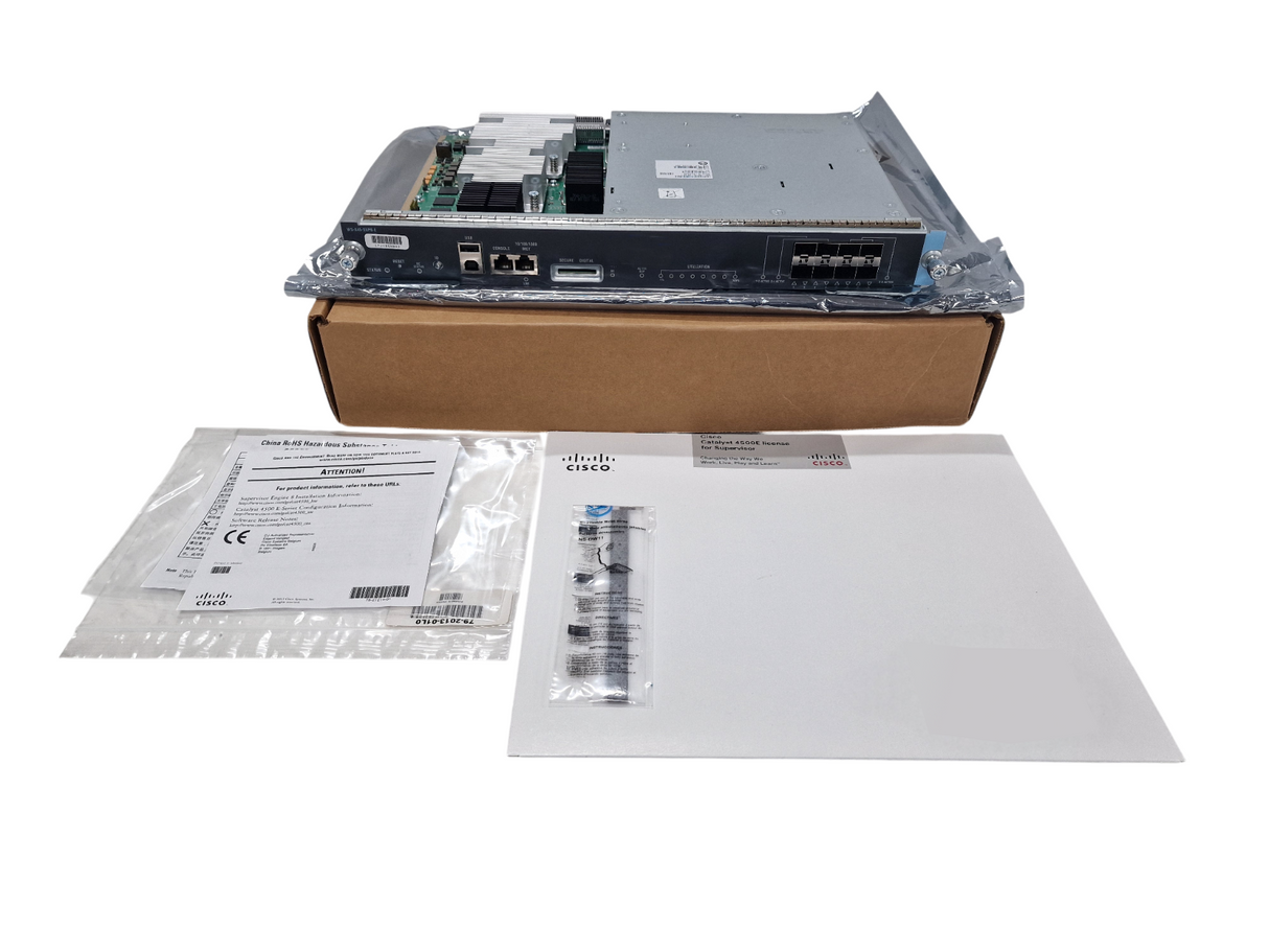 Cisco Catalyst 4500 Series WS-X45-SUP8-E 8 x 1Gb SFP Ports Supervisor Line Card