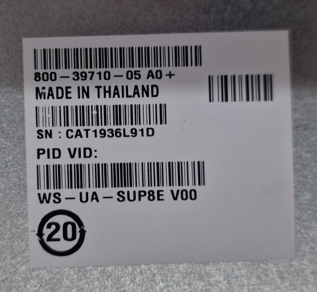 Cisco Catalyst 4500 Series WS-X45-SUP8-E 8 x 1Gb SFP Ports Supervisor Line Card