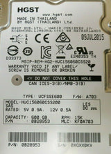 HGST Ultrastar HUC156060CSS200 0B28953 600GB 15000RPM 128MB 2.5" SAS Hard Drive