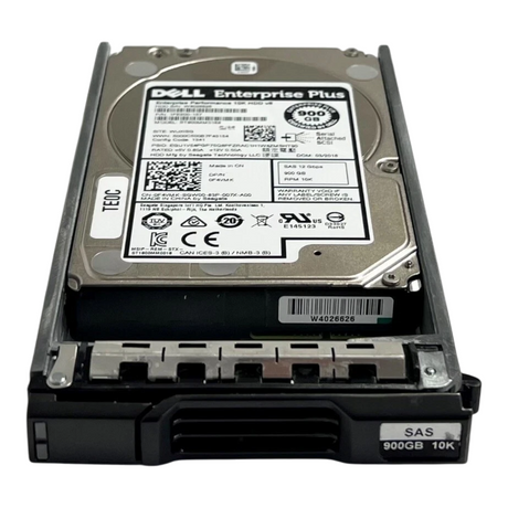 Dell Compellent 900GB 10K 12G SAS SFF 2.5" HDD F4VMK ST900MM0168