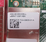Dell ASA-80165H Quad-Port External Mini SAS HD 12Gb/s Host Bus Adapter HBA 89R7R