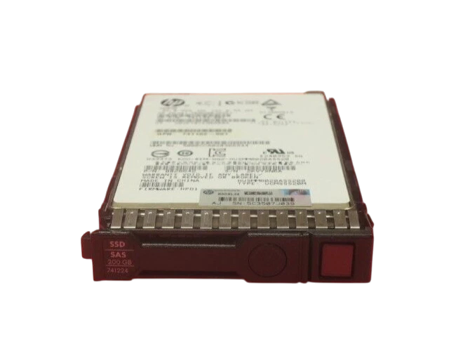HP 200GB SAS 12G 2.5" Solid State Drive SSD + G8 G9 Caddy 741224-001 741138-B21