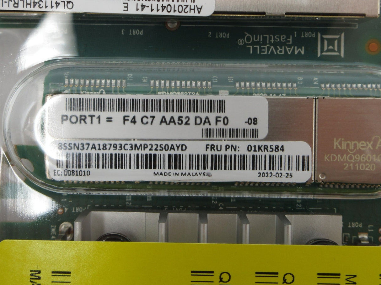 NEW Lenovo 10GbE 4-Port RJ-45 Lenovo QL41134 Ethernet Adapter 4XC7A08225 01KR584