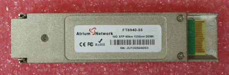 Atrium FT8940-55 10G LR Long Range 40km 1550nm DDMI Duplex LC XFP Transceiver