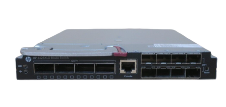 HP 6125XLG Blade Switch 4x 40Gb QSFP+ + 8x 10Gb SFP+ Port 716102-001 711307-B21