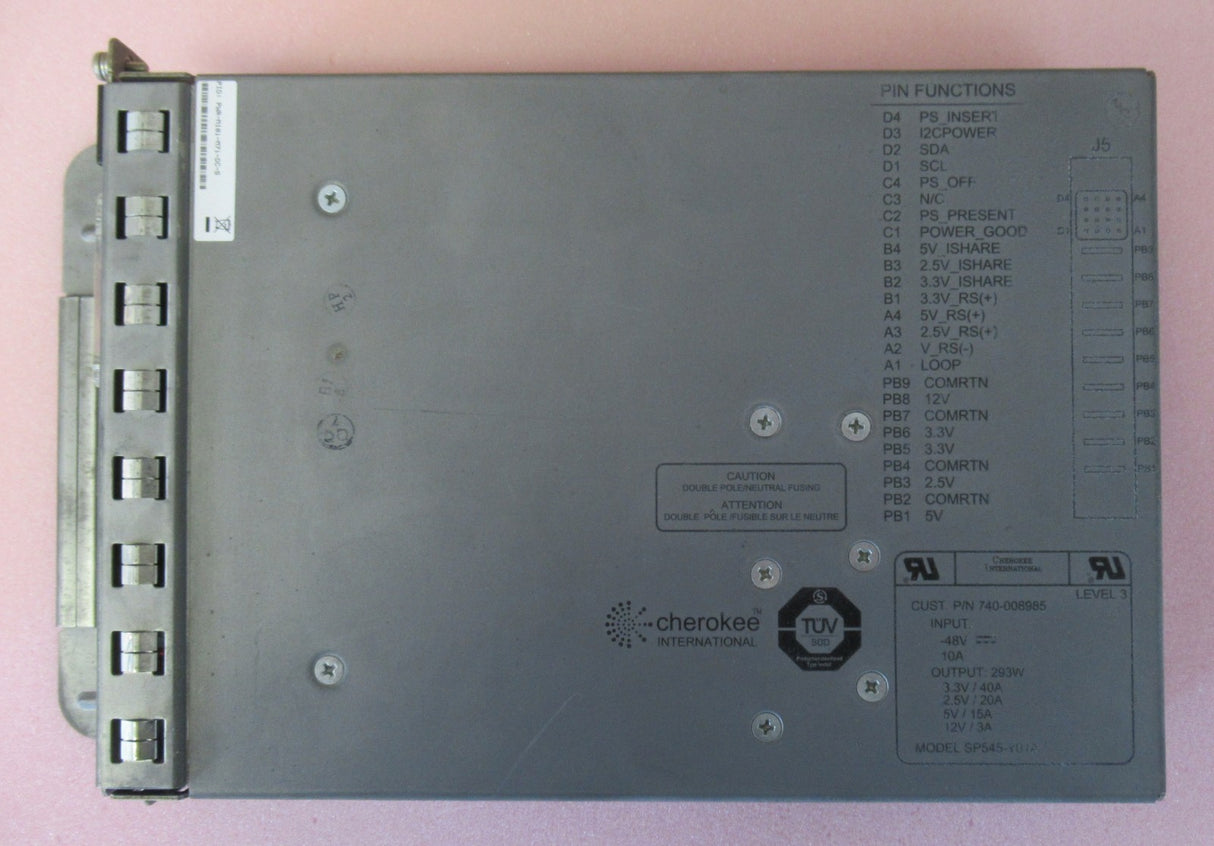 Juniper Networks Cherokee 293W PSU 740-008985 SP0545-Y01A M7i M10i Router 163I