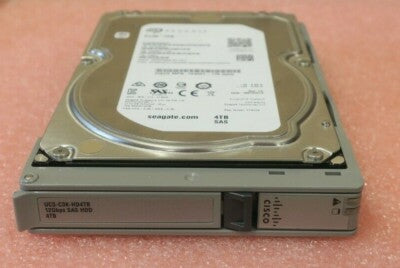 Cisco 4TB SAS 7.2K 3.5" 12G Hard Drives HDD UCS-C3K-HD4TB for UCS C3160 Servers