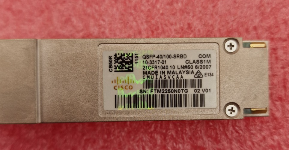 Cisco QSFP-40/100-SRBD Transceiver Module LC 100m 10-3317-01