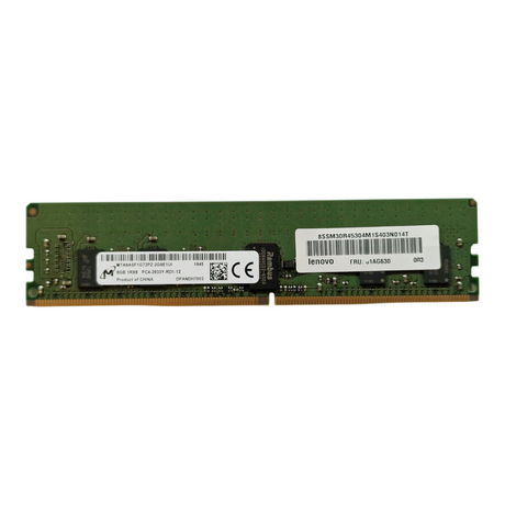 Micron MTA9ASF1G72PZ-2G9E1 Lenovo 8GB 1Rx8 PC4-2933Y ECC RDIMM RAM 01AG630