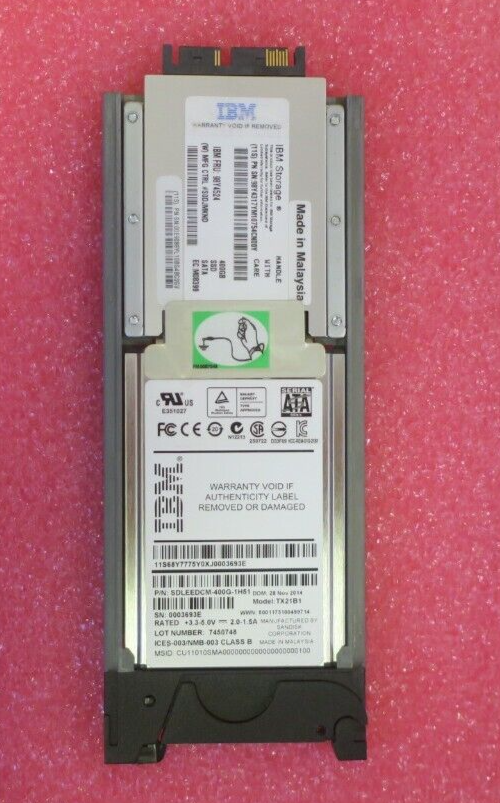 IBM 400GB Micro SAS 6G 1.8" SSD Solid State Drive Flash Drive 98Y4524 98Y4317