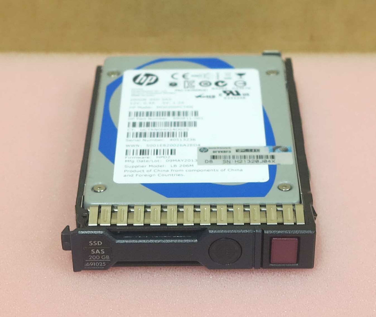 HP 691025-001 200GB 6G SAS SSD HARD DRIVE - 690811-001  690825-B21