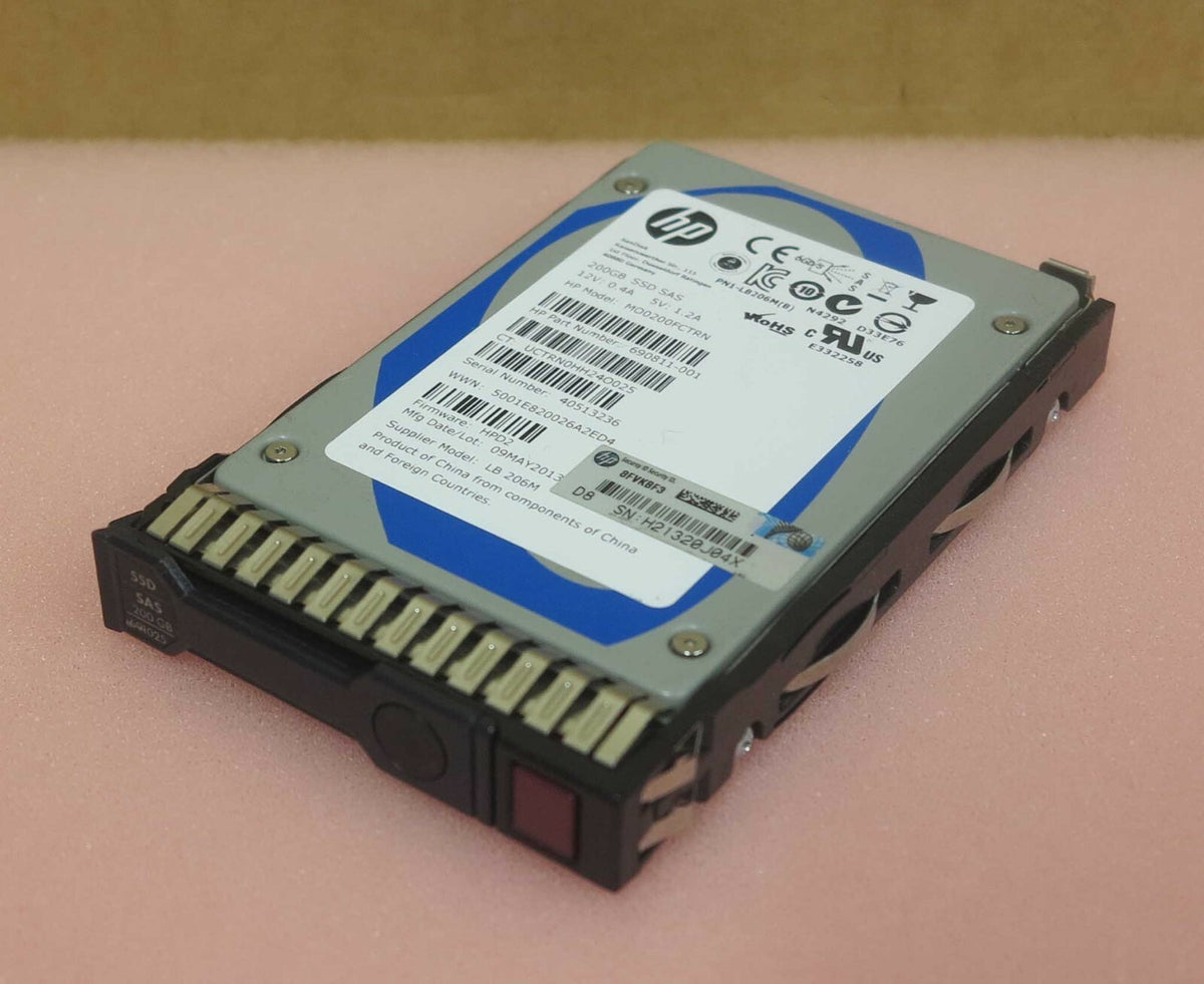 HP 691025-001 200GB 6G SAS SSD HARD DRIVE - 690811-001  690825-B21