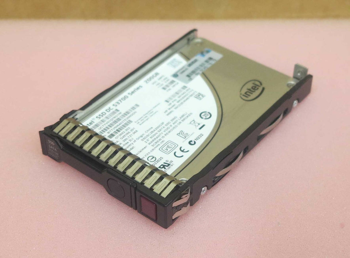 HP 692165-001 200GB 6G SATA SSD HARD DRIVE - 691864-B21, 730053-B21, 730148-001