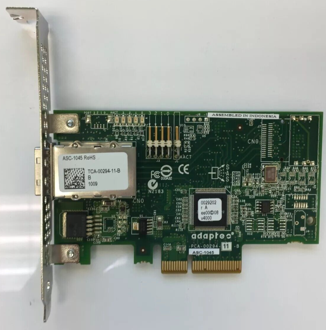 ASC-1045 SAS SATA Controller Card 6GB/S Low Profile  PCIE TCA-00294-11-B
