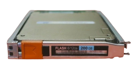 EMC 200GB Flash 6/12G SAS 2.5" SSD Solid State Drive 005051195 V6-2S6F-200