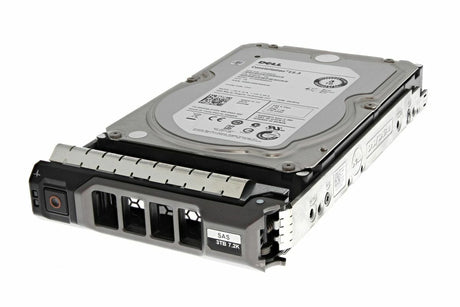 DELL SEAGATE 3.5" 3TB 7.2K 6GBPS SAS HARD DRIVE 55H49 ST3000NM0023 with caddy