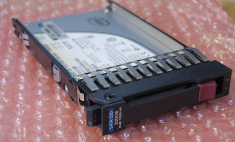 HP 200GB SSD 6Gb/s SATA 2.5i" Solid State Drive 730152-001 730061-B21 With Caddy