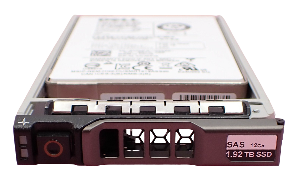 Dell 1.92TB 2.5" SAS 12G RI Hot-Plug SSD HUSMR1619ASS204 VCWFG 12/13th Gen Caddy