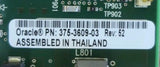 Sun Oracle 8-Port 6Gbps SAS-2 RAID SG-XPCIESAS-GEN2-Z HBA PCI-E Card 375-3609-03