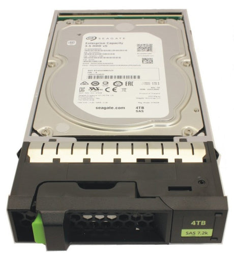 Fujitsu 4TB 7.2K SAS 12G 3.5" Hard Drive HDD FTS:ETJ4NB4-L-W For Eternus JX40 S2