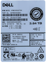 NEW Dell 3.84TB 2.5" SAS 12G SSD N85XX Toshiba KPM5XRUG3T84 + G14/G15 Caddy