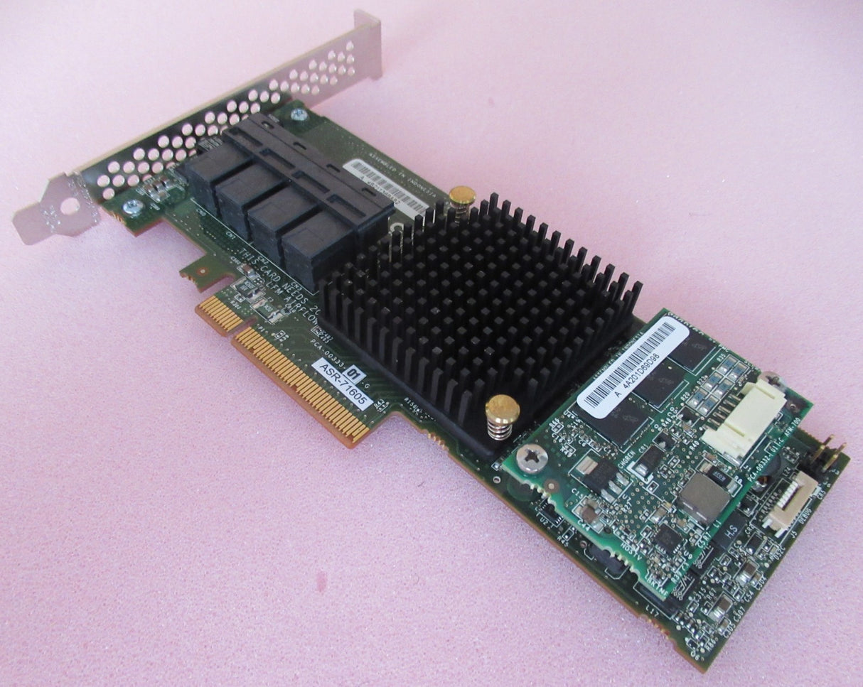 Adaptec ASR-71605 1GB Cache 16-Port 6Gbps Raid Controller + Battery