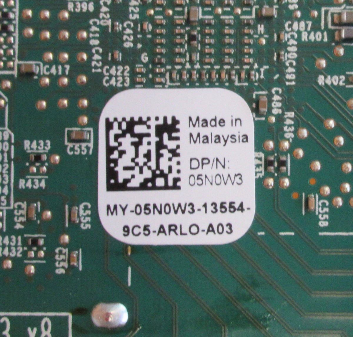 Dell QLogic QL41162 10Gb RJ-45 Dual Port Converged Network Adapter CNA FH 5N0W3