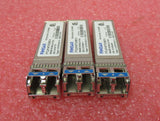 3x FINISAR FTLX1471D3BCV 10Gbps 10GBase-LR SMF 10km 1310nm Duplex LC 10GE module