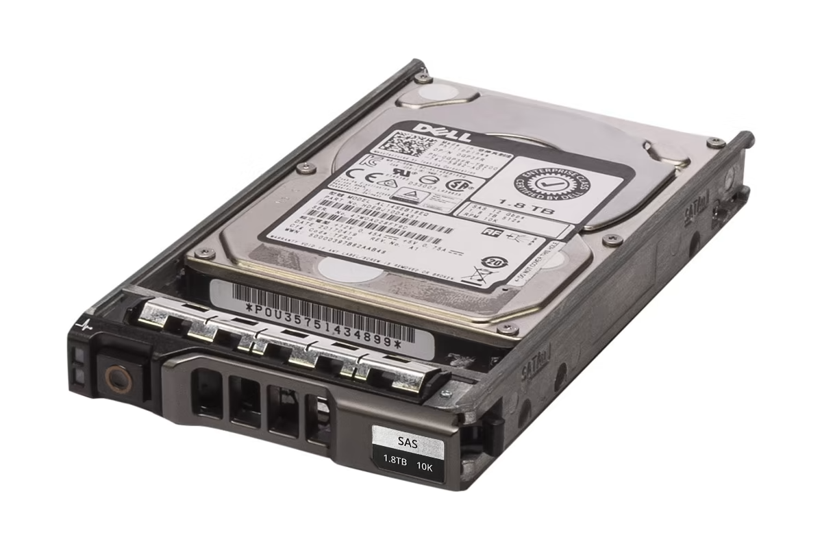 Dell 1.8TB 2.5" 12Gb/s 10k SAS Hard Drive HDD In caddy GP3FR