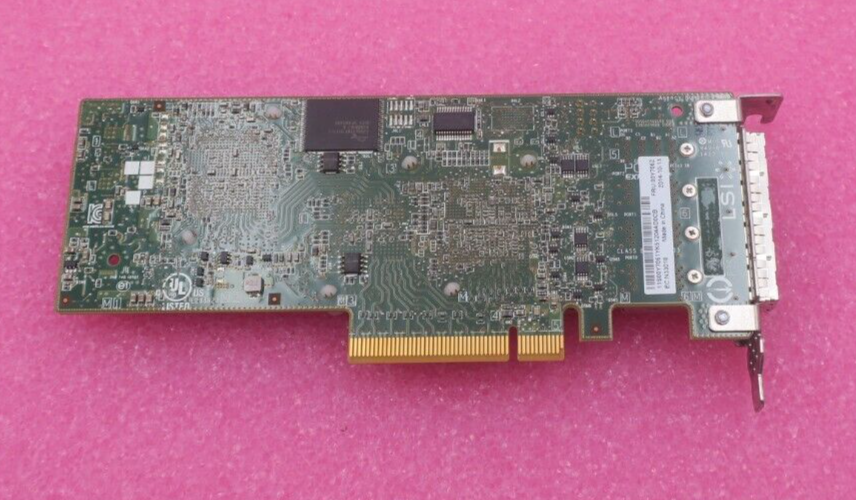 IBM LSI Quad-Port 9206-16e 4x Mini-SAS HD 6Gb/s SAS Host Bus Adapter HBA 00Y7062