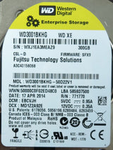 Fujitsu WD 300GB 2.5" SAS 6GB 10K HDD Hard Drive in Caddy A3C40158068 WD3001BKHG