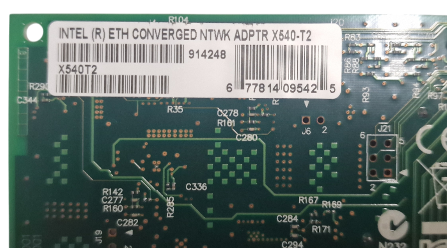 Intel X540-T2 Dual Port 10GbE Base-T RJ-45 Converged Network Adapter X540T2