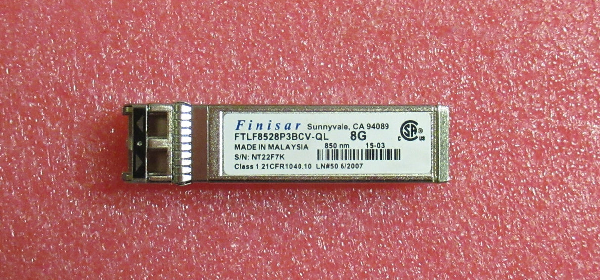4x Finisar FTLF8528P3BCV-QL 8Gb 850NM Fiber Channel SW SFP Optical Transceiver